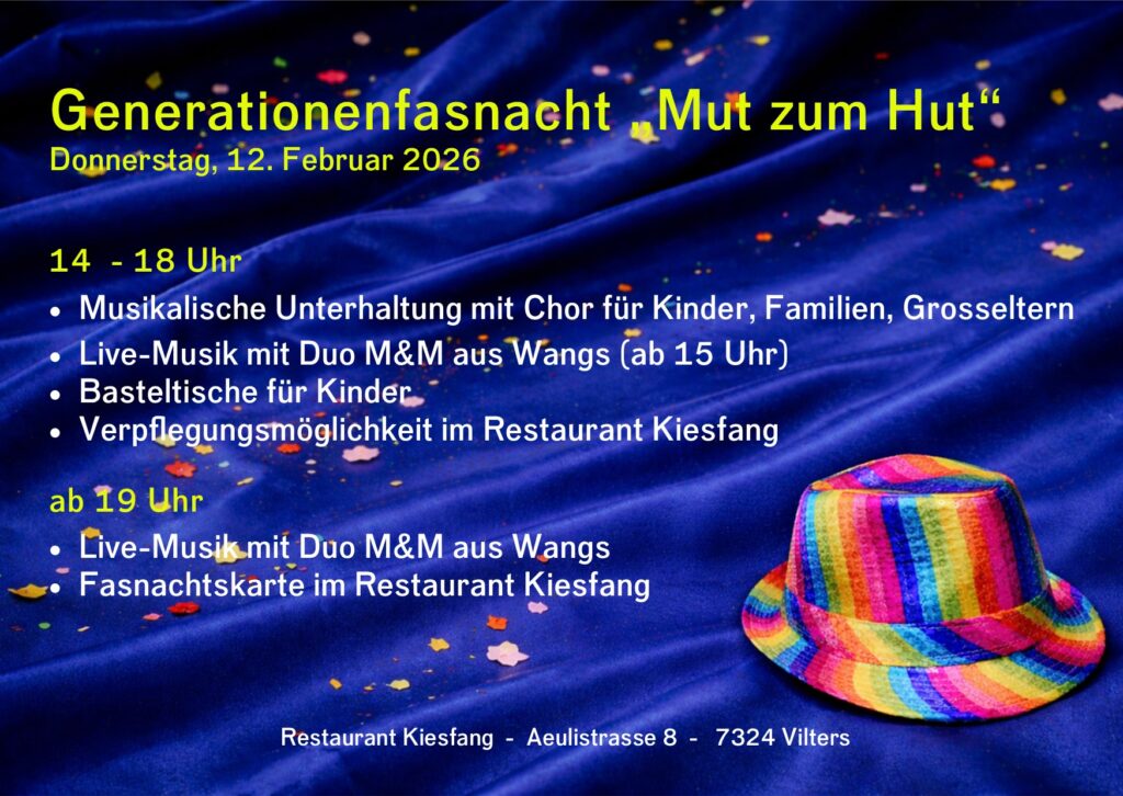 Flyer Generationenfasnacht