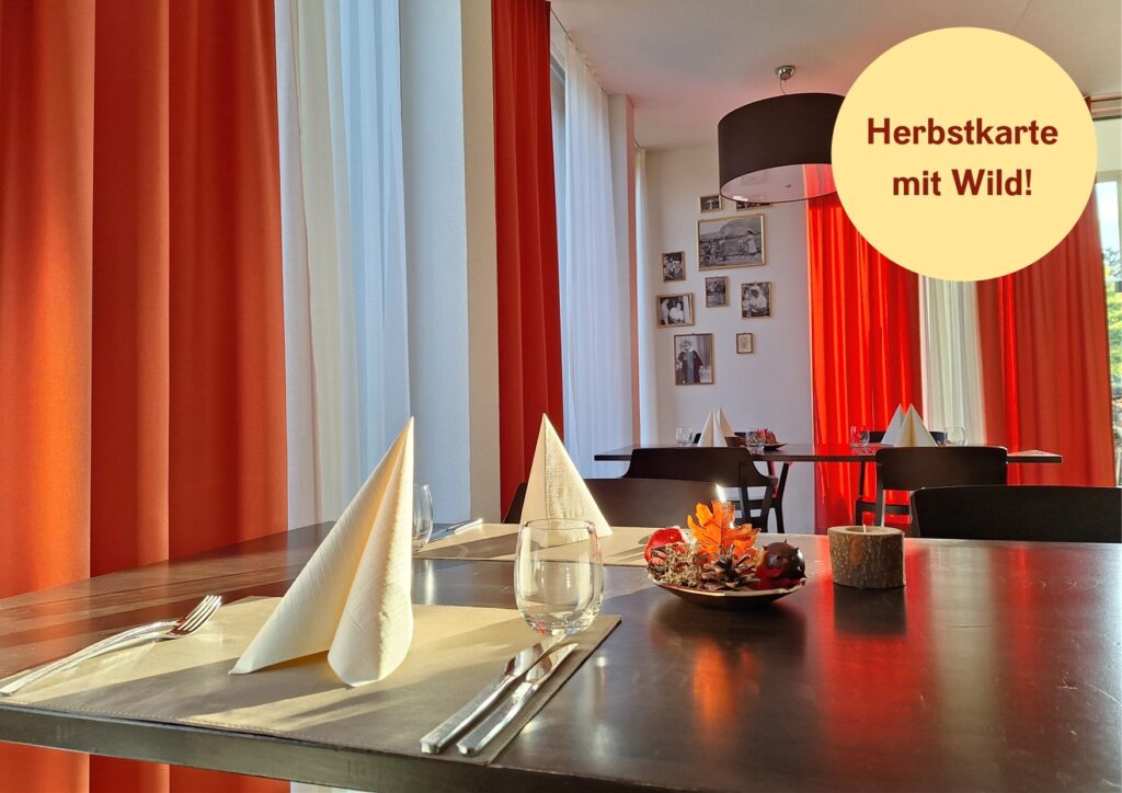 Herbstkarte mit Wild